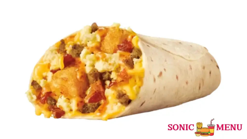 Sonic Ultimate Meat and Cheese Breakfast Burrito
