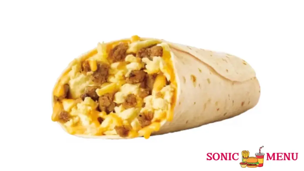 Sonic Jr. Sausage, Egg and Cheese Breakfast Burrito