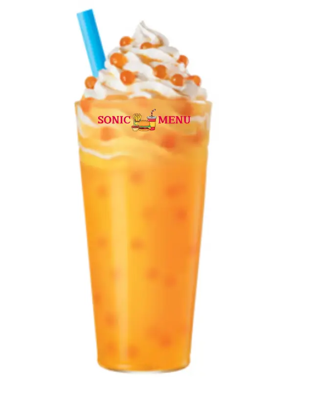 Sonic Orange Cloudsicle Slush Float