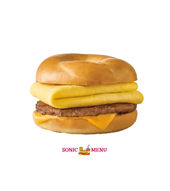 Sonic Sausage, Egg and Cheese Bagel