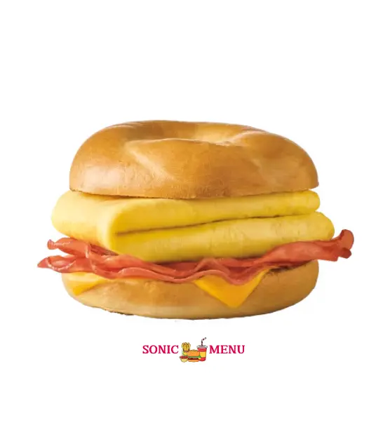 Sonic Ham, Egg and Cheese Bagel