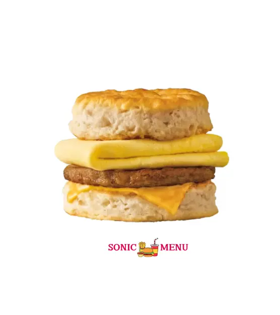 Sonic Sausage, Egg and Cheese Biscuit