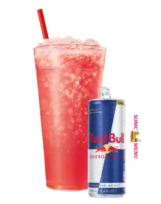 Sonic Red Bull with Blood Orange Recharger