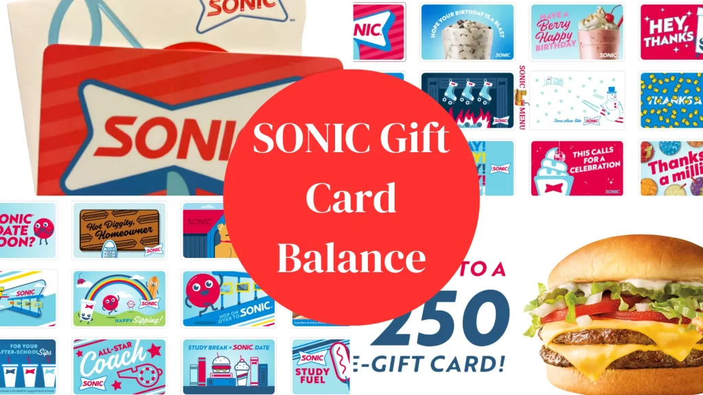 SONIC Gift Card Balance