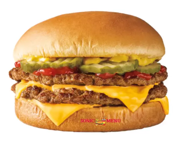 Sonic Quarter Pound Double Cheeseburger